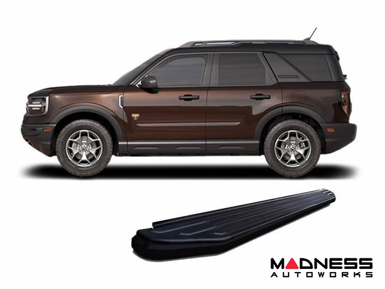 Ford Bronco Sport Running Boards - Peerless - Black
